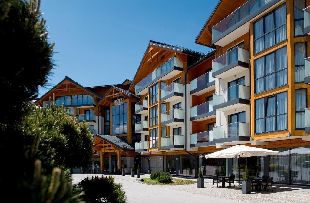 Hotel Bukovina – Bukowina Tatrzańska, widok na basen